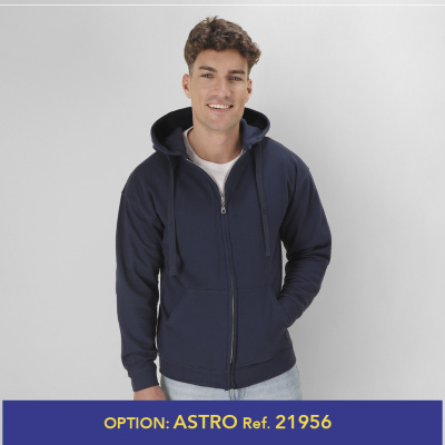 Sudadera Ad. Capucha+Cremallera SWZ280