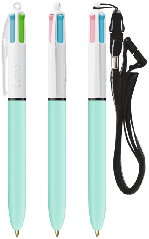 BIC 4 Colours Fashion con cinta · bolígrafo