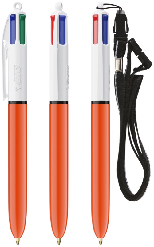 BIC 4 Colours Fine con cinta · bolígrafo